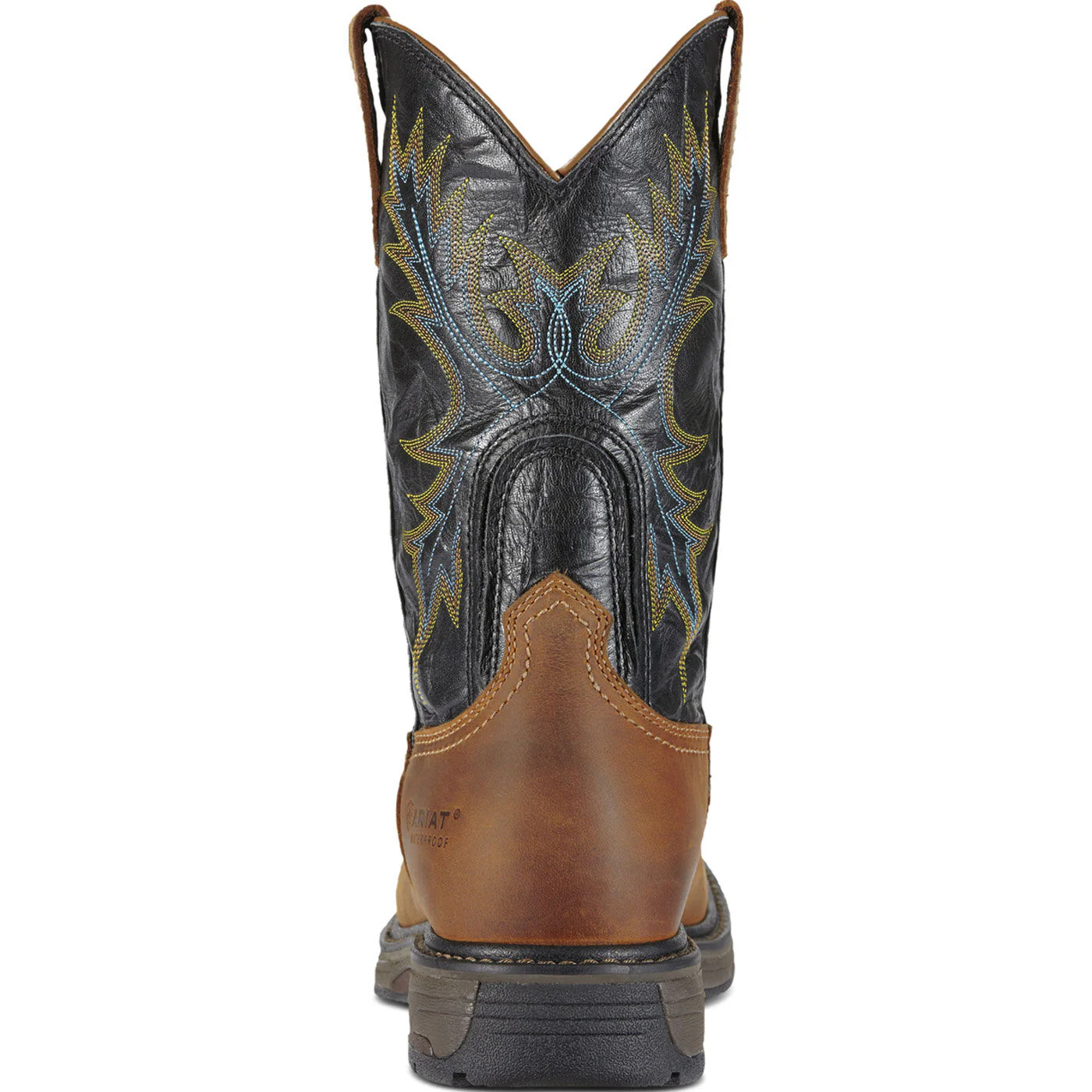 Ariat WorkHog Wide Square Men's Steel Toe Waterproof Western Work Boot - Image 4