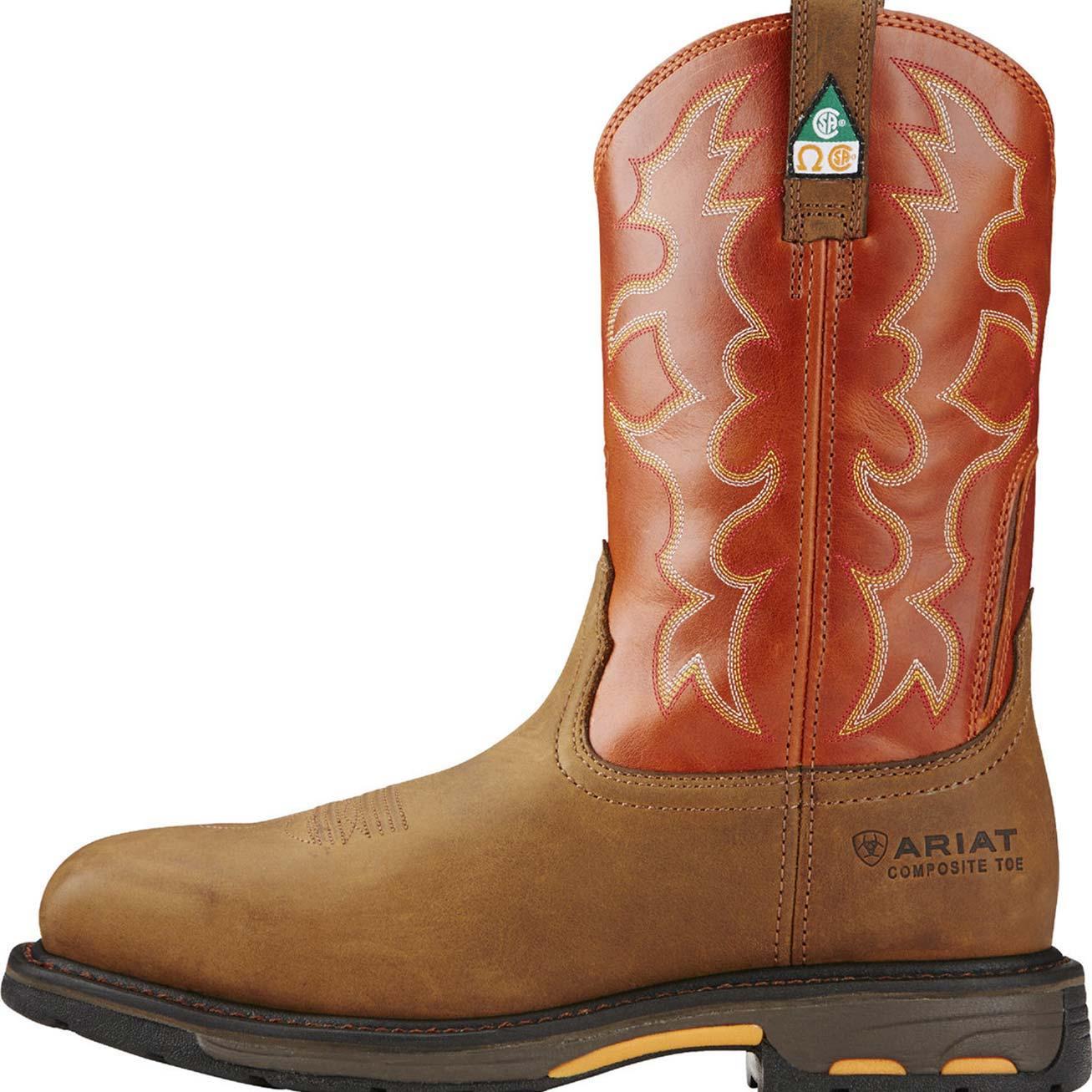 Ariat Workhog Composite Toe CSA-Approved Puncture-Resistant Western Work Boot - Image 3