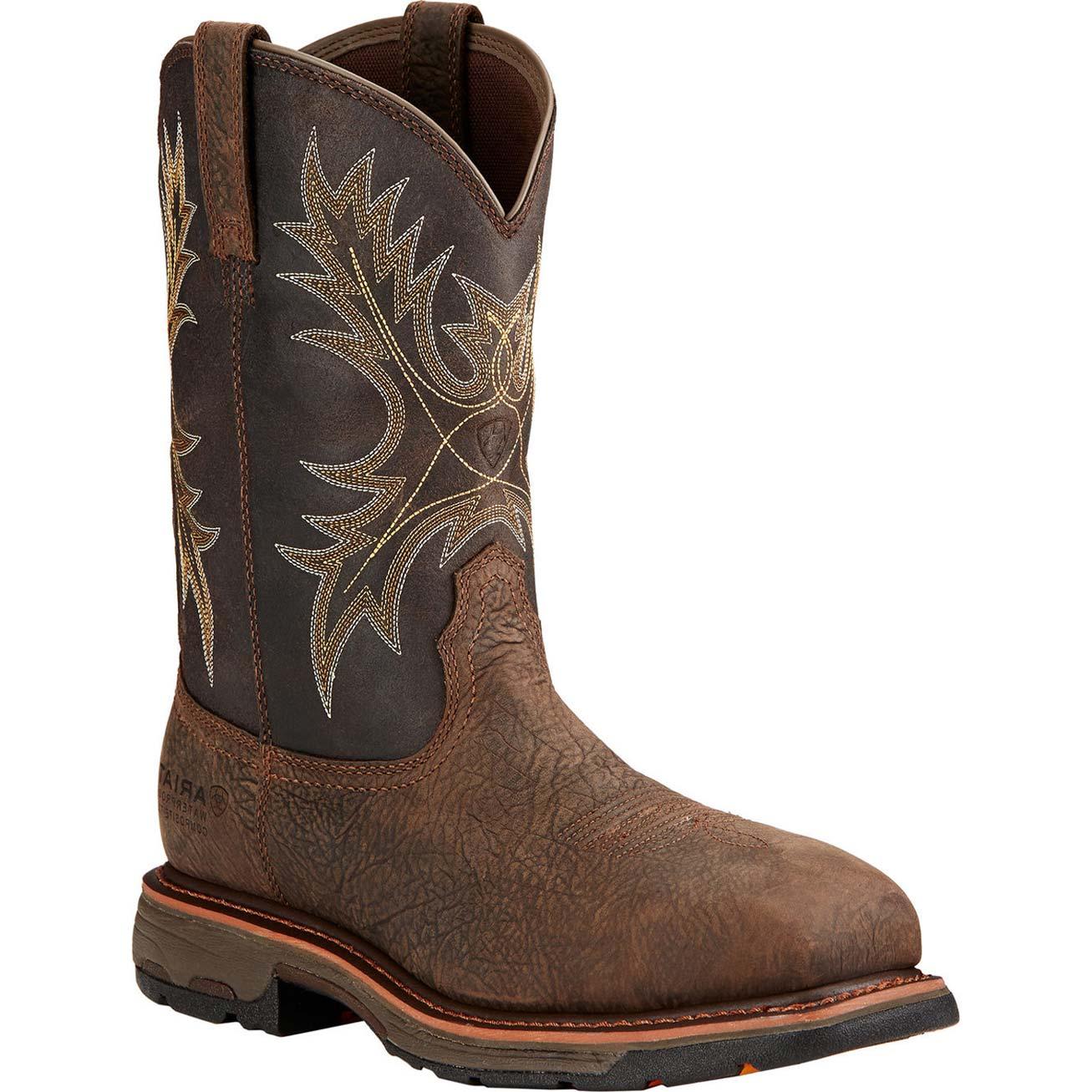 Ariat Workhog H2O Composite Toe Waterproof Western Wellington