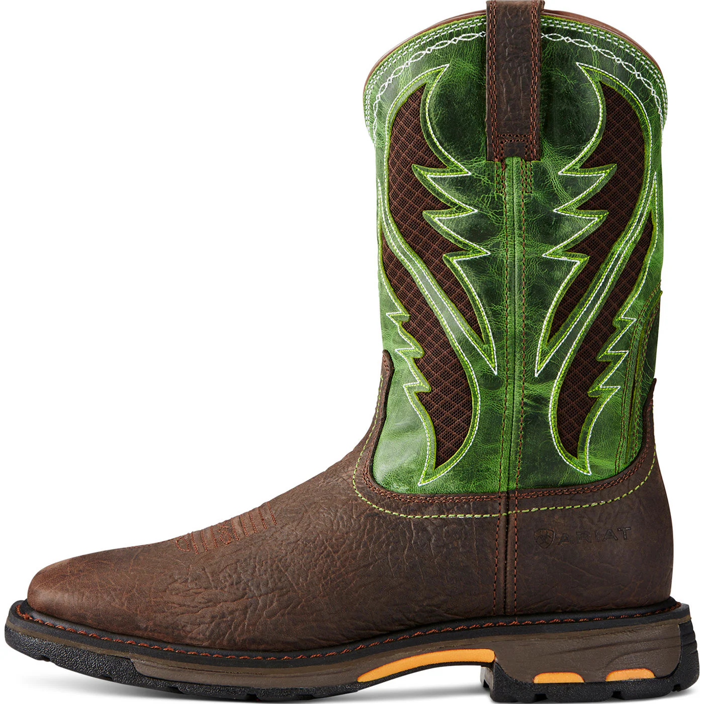 Ariat WorkHog VentTEK Men's 11-inch Composite Toe Western Work Boot - Image 3
