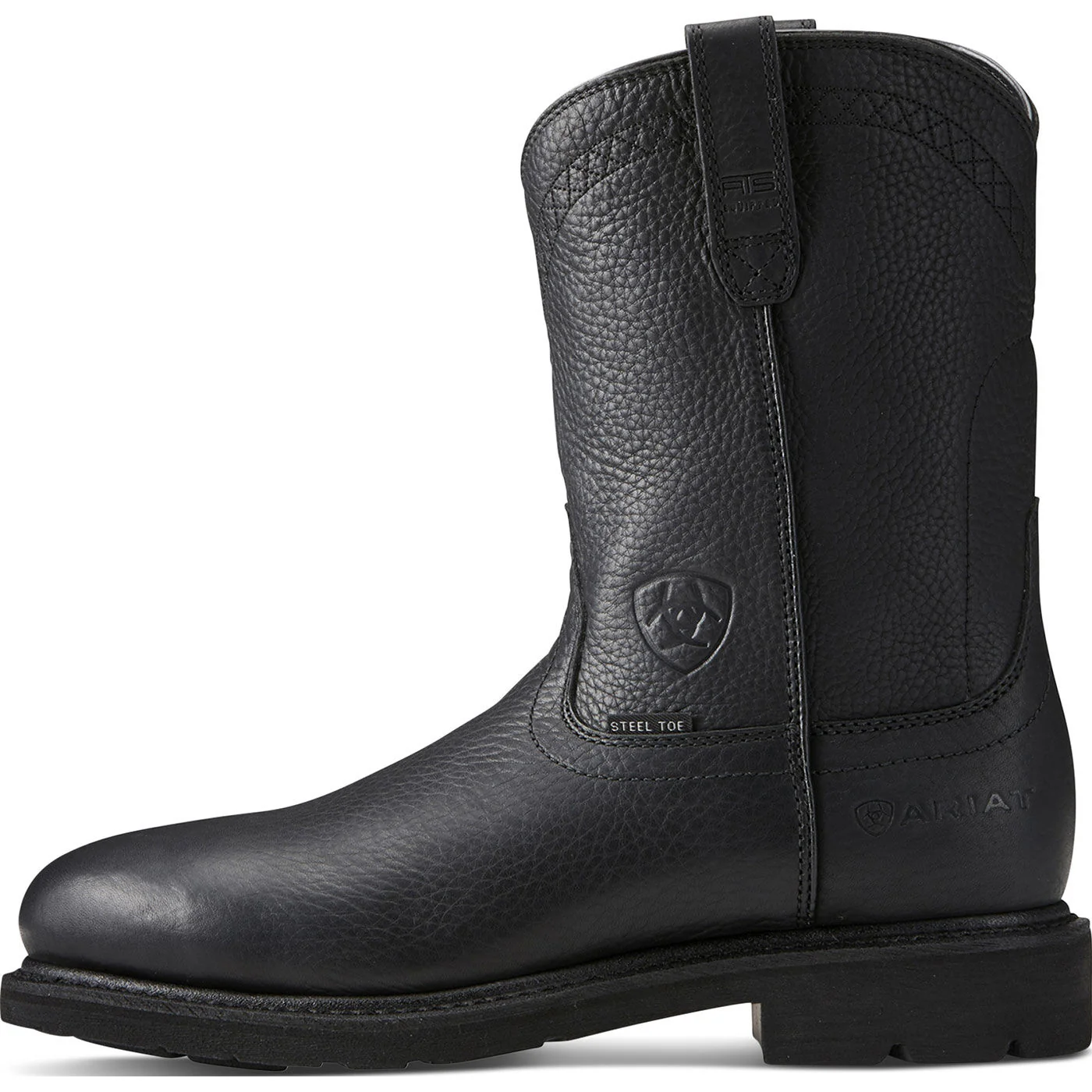 Ariat Sierra Men's 10-inch Steel Toe Electrical Hazard Western Work Boot - Image 3