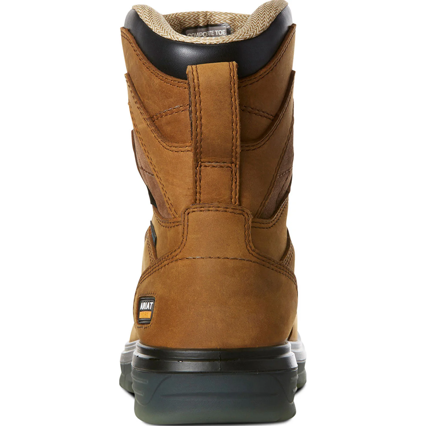 Ariat Turbo Men's 8-inch Carbon Toe Electrical Hazard Waterproof Work Boot - Image 4