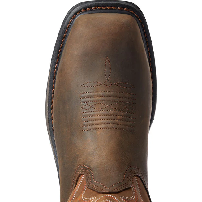 Ariat Big Rig Men's Composite Toe Electrical Hazard Waterproof Western Work Boot - Image 6