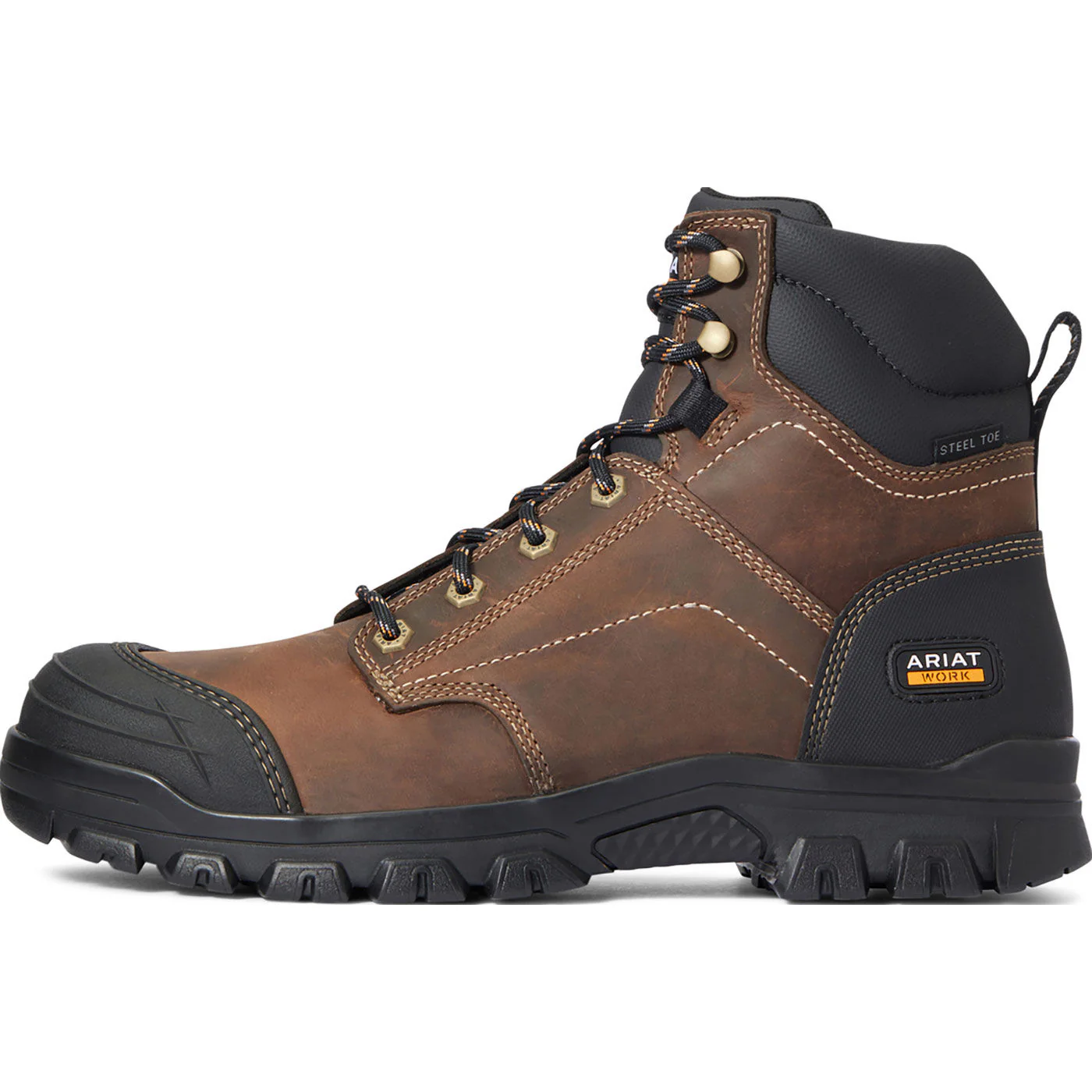 Ariat Treadfast Men's 6-inch Steel Toe Electrical Hazard Work Boot - Image 5