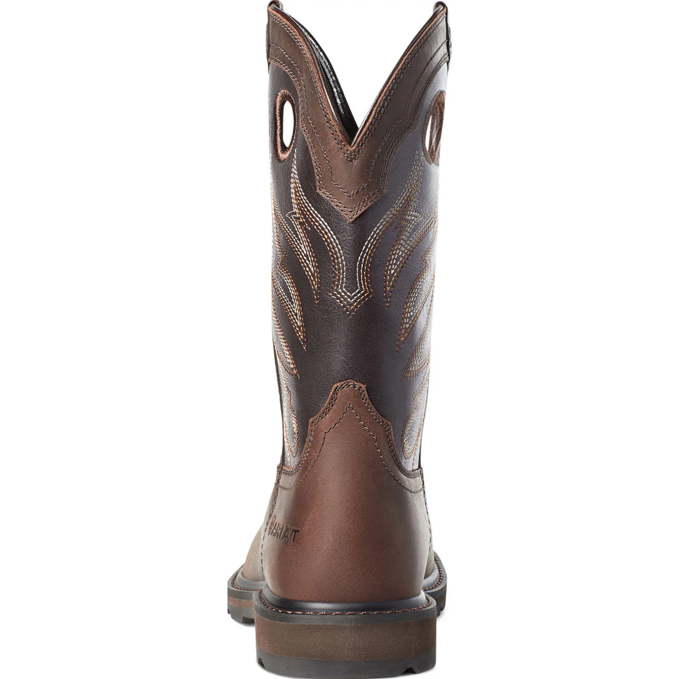 Ariat Groundbreaker Men's Steel Toe Pull-On Western Work Boot - Image 4