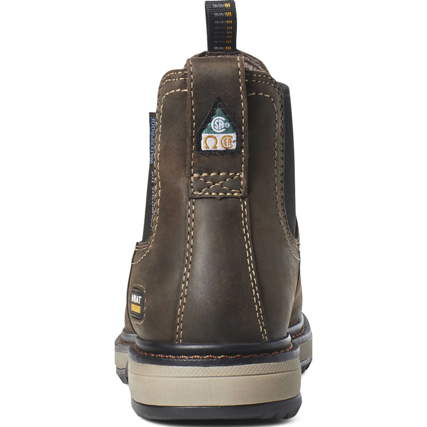 Ariat Riveter Women's CSA Composite Toe Electrical Hazard Puncture-Resisting Waterproof Chelsea Work Boot - Image 4
