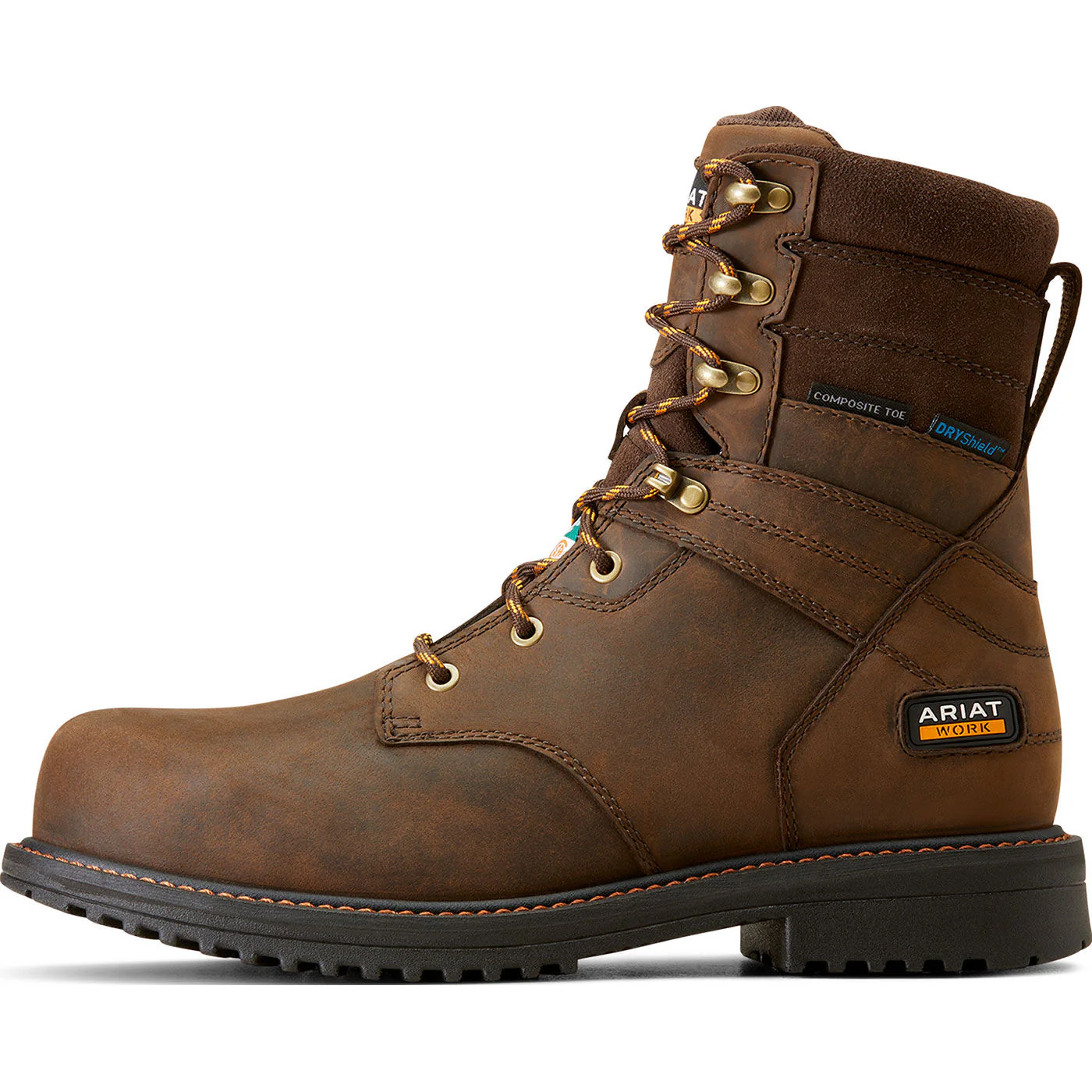 Ariat RigTEK CSA Men's 8-inch Composite Toe Electrical Hazard Puncture-Resisting Waterproof Work Boot - Image 3