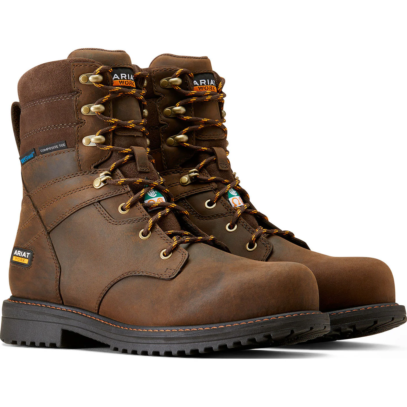 Ariat RigTEK CSA Men's 8-inch Composite Toe Electrical Hazard Puncture-Resisting Waterproof Work Boot - Image 4