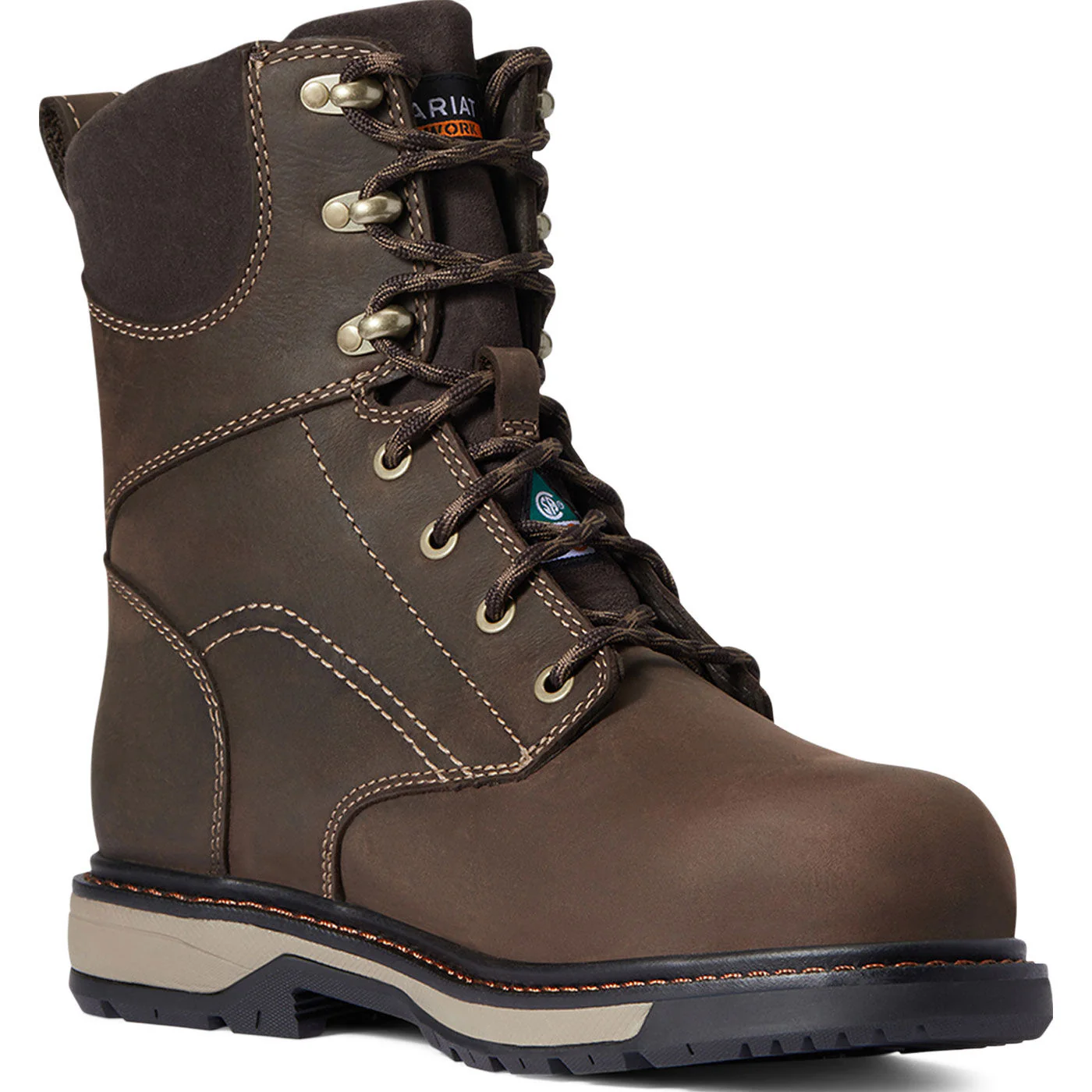 Ariat Riveter Glacier Grip Women's 8-inch CSA Composite Toe 400G Insulated Waterproof Work Boot - Image 3
