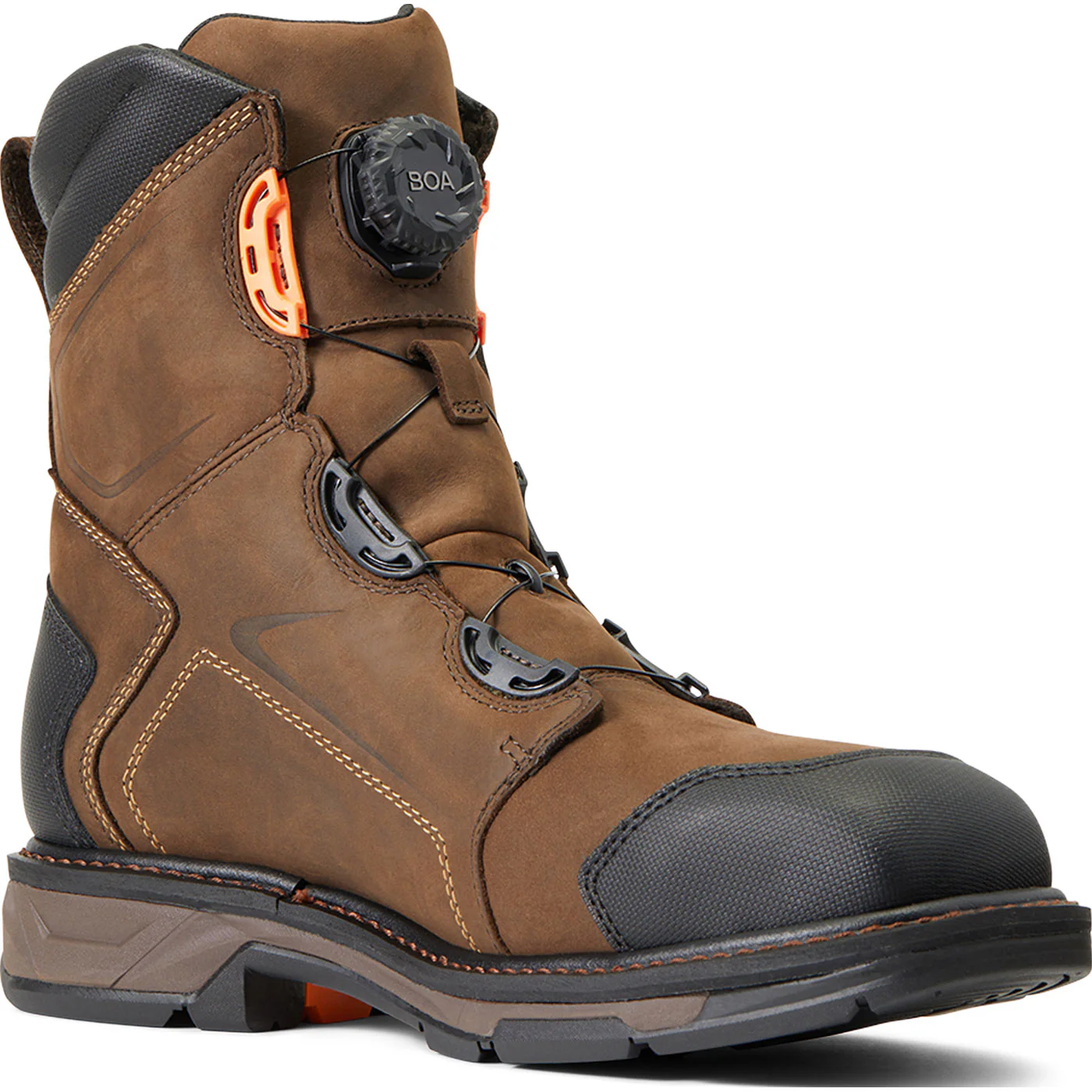 Ariat WorkHog XT BOA Men's 8-inch Carbon Nano Toe Electrical Hazard Waterproof Work Boot - Image 3