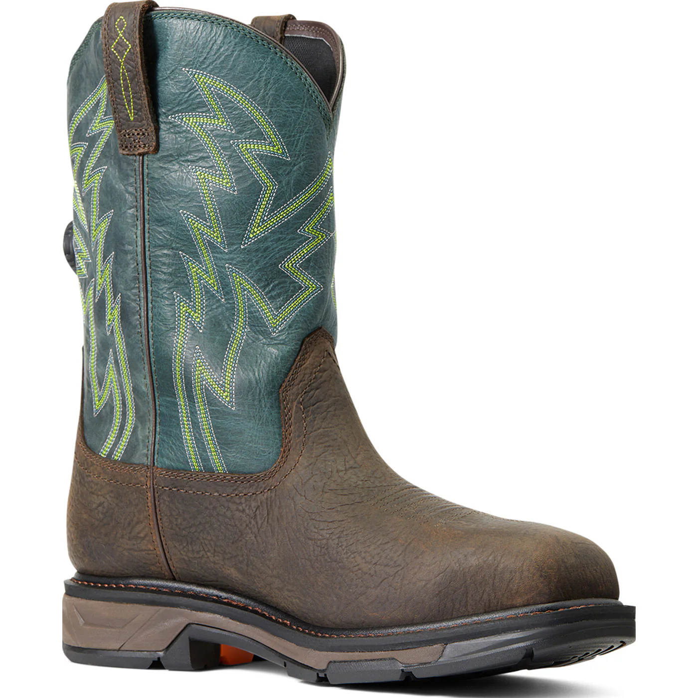 Ariat WorkHog XT BOA Men's 11-inch Carbon Nano Toe Electrical Hazard Waterproof Pull-On Western Work Boot
