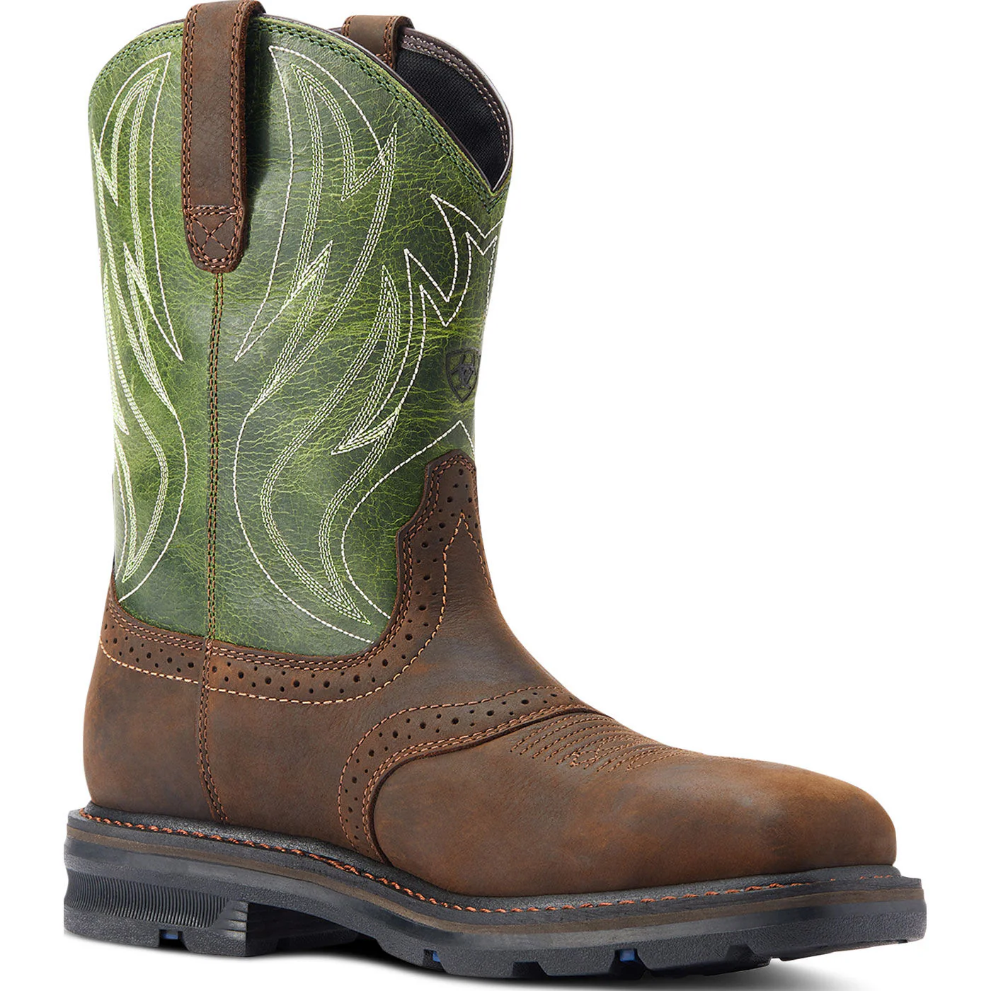 Ariat Sierra Shock Shield Men's 10-inch Steel Toe Electrical Hazard Western Work Boot - Image 3