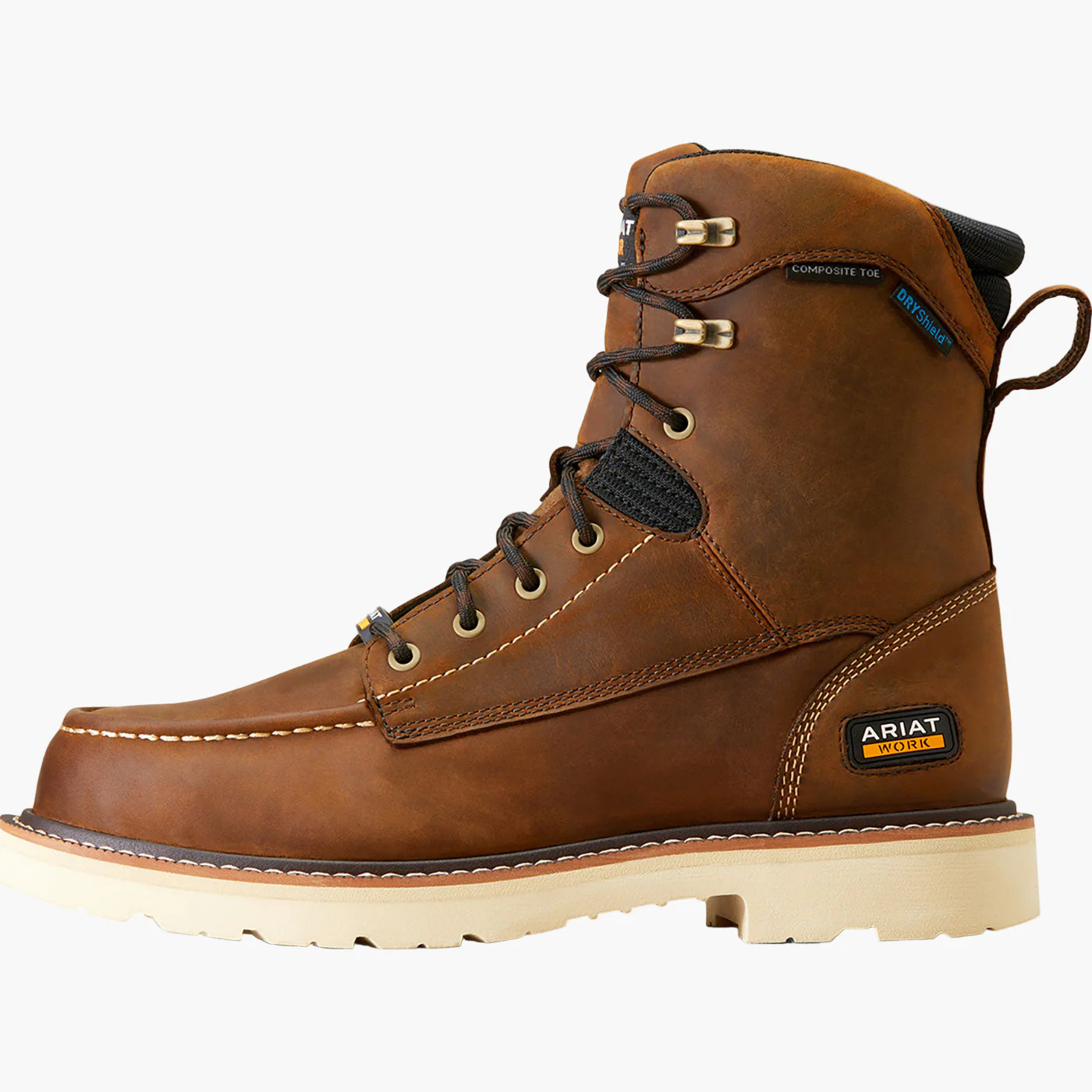 Ariat Rebar Lift Men's 8-inch Composite Toe Electrical Hazard Waterproof Work Boot - Image 3