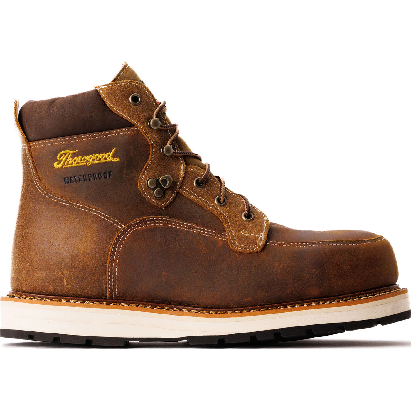 Thorogood Iron River Men's Composite Toe Electrical Hazard Waterproof Wedge Work Boot - Image 3