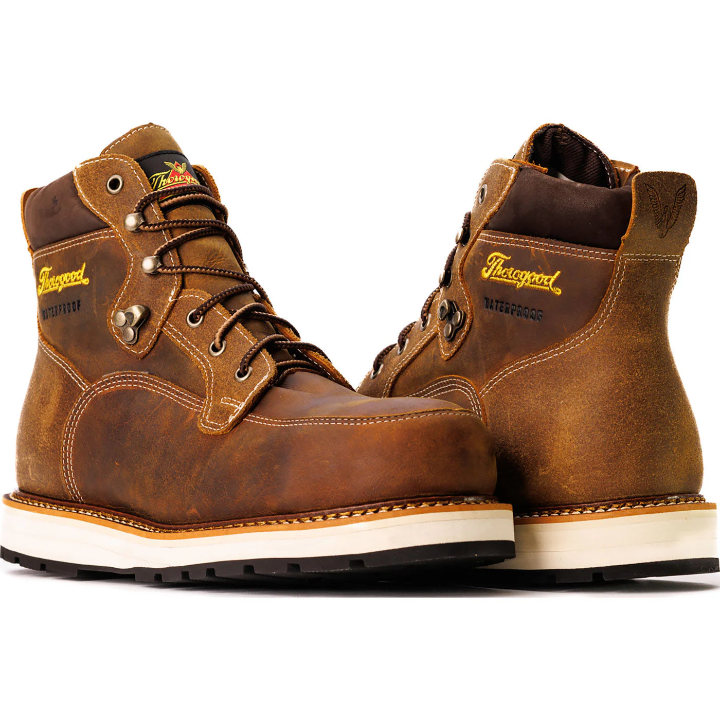 Thorogood Iron River Men's Composite Toe Electrical Hazard Waterproof Wedge Work Boot - Image 4