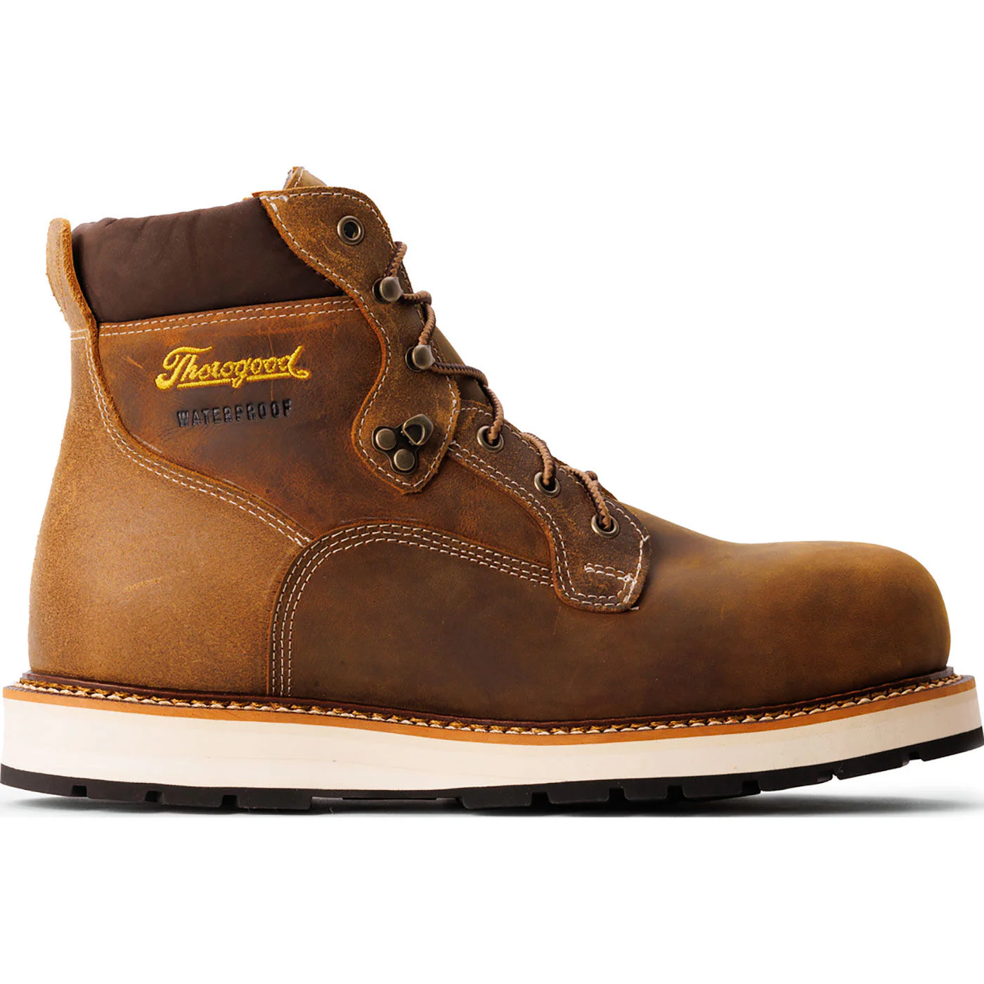 Thorogood Iron River Men's Composite Toe Electrical Hazard Waterproof Wedge Work Boot - Image 3