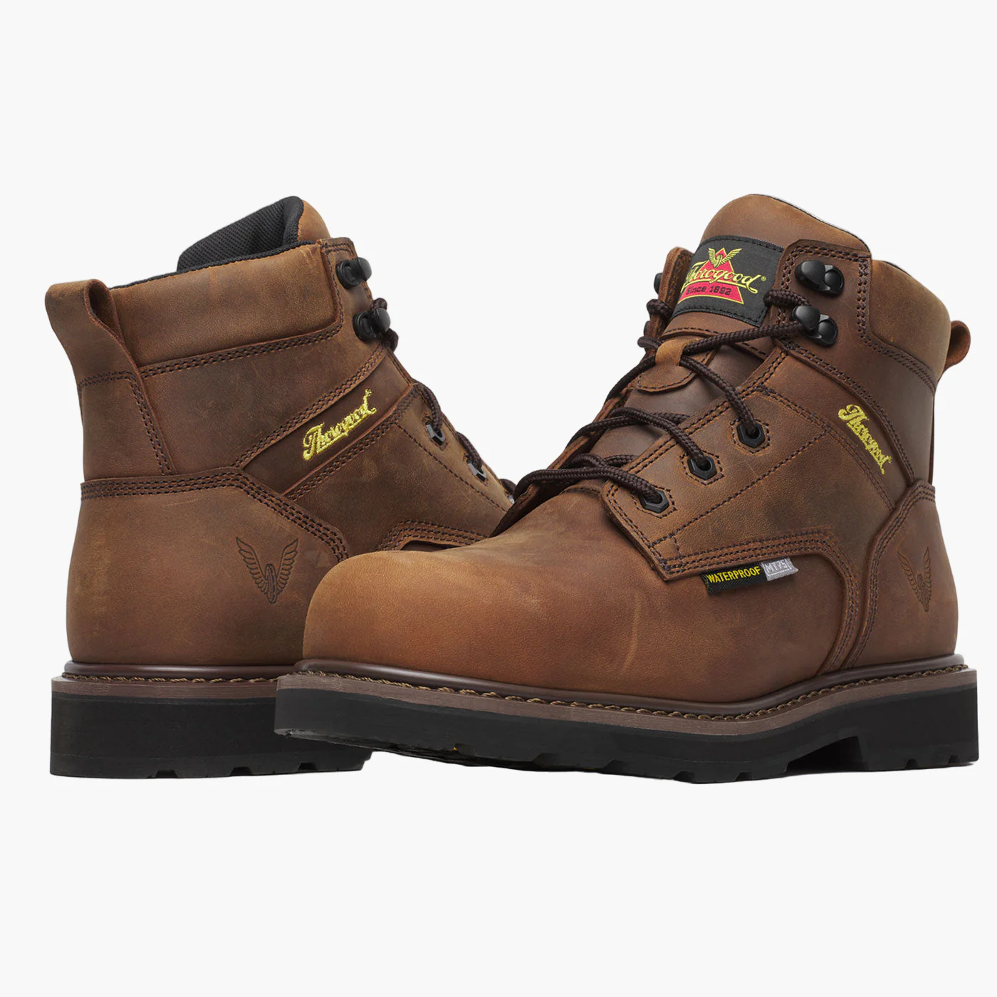 Thorogood Jobsite Men's 6-inch Internal Metatarsal Composite Toe Waterproof Work Boot - Image 6