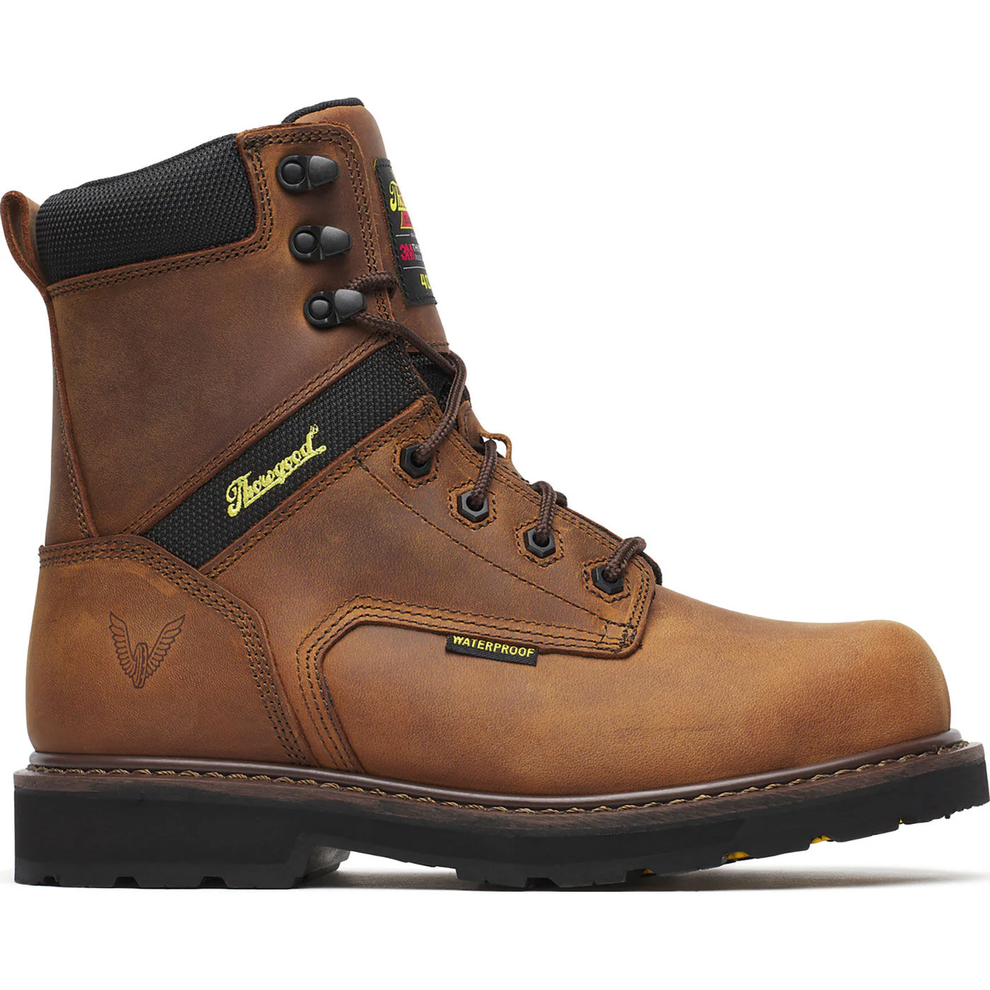 Thorogood Jobsite Men's 8-inch Composite Toe 400G Insulated Waterproof Work Boot - Image 3