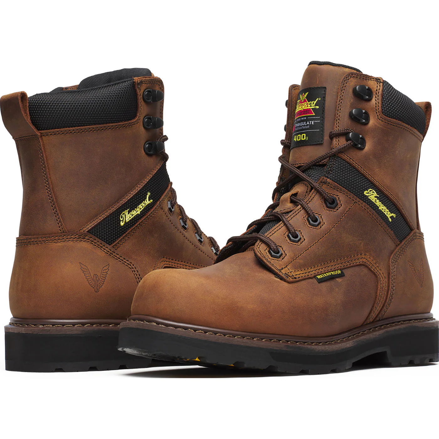 Thorogood Jobsite Men's 8-inch Composite Toe 400G Insulated Waterproof Work Boot - Image 4