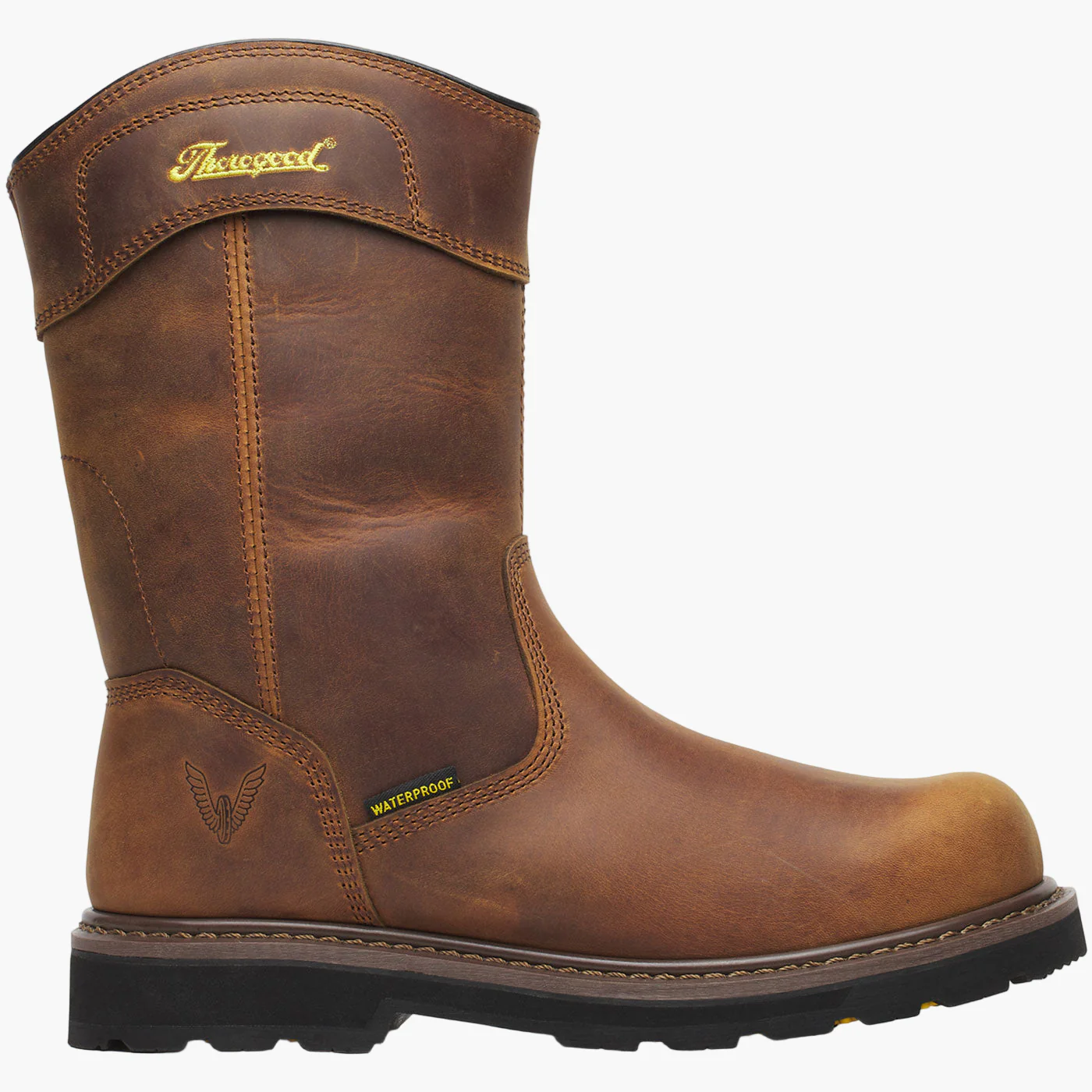Thorogood Jobsite Men's 11-inch Composite Toe Electrical Hazard Waterproof Pull-On Work Boot - Image 2