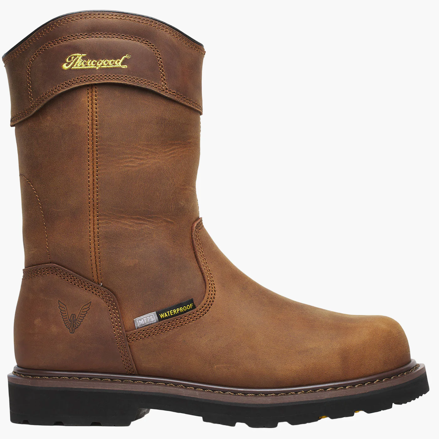 Thorogood Jobsite Men's 11-inch Internal Metatarsal Composite Toe Waterproof Pull-On Work Boot - Image 2