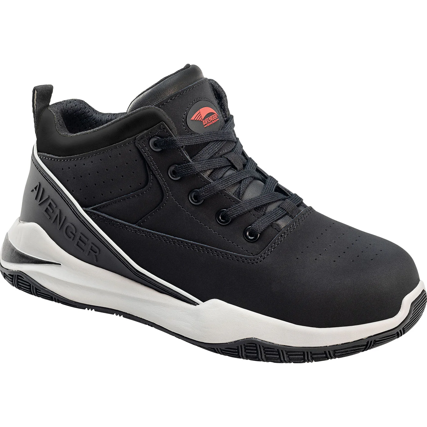 Avenger Reaction Mid Men's Aluminum Toe Electrical Hazard Work Athletic Shoe