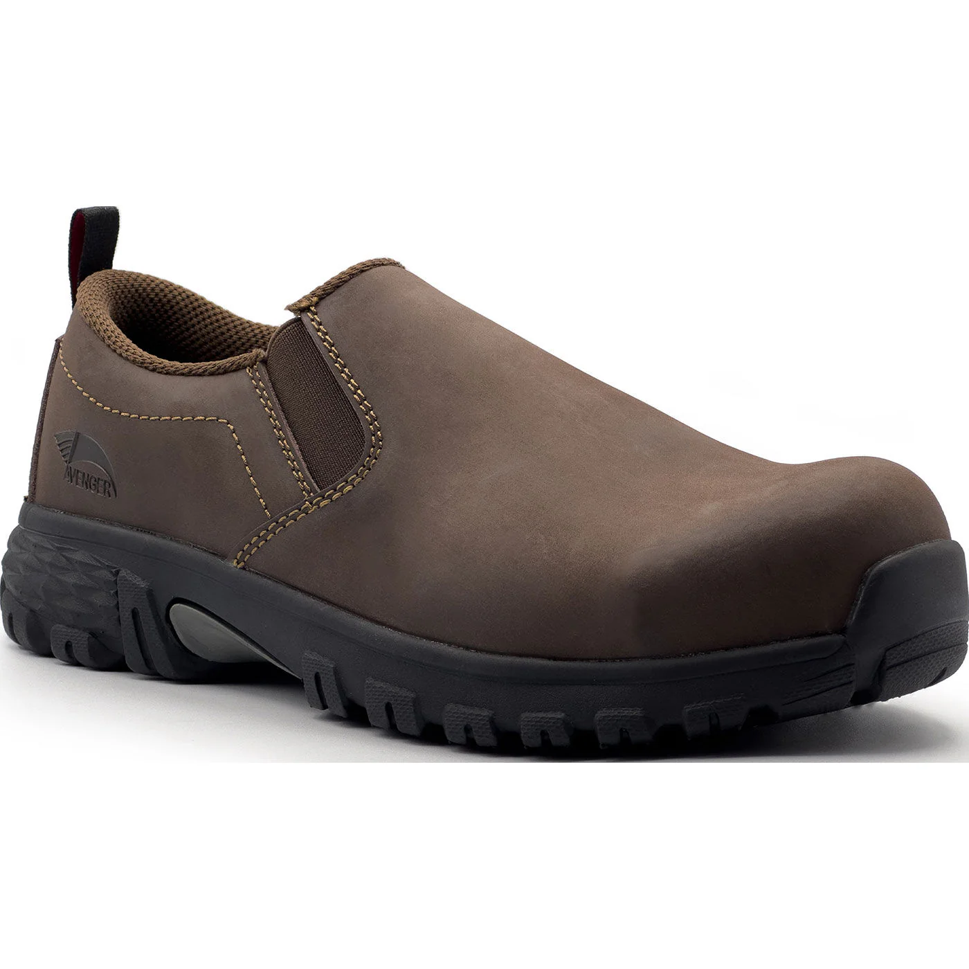 Avenger Flight Men's Composite Toe Static-Dissipative Slip-On Leather Work Shoe - Image 3