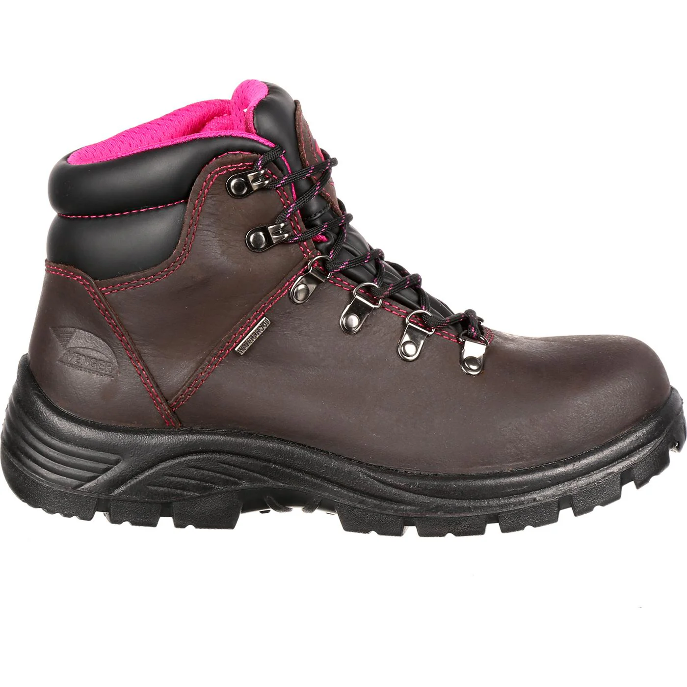 Avenger Women's Steel Toe Waterproof Work Hiker - Image 3