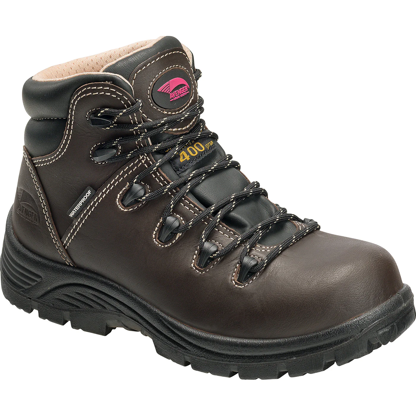 Avenger Framer Women's 5 inch Composite Toe Puncture Resistant 400G Insulated Waterproof Work Boot - Image 3