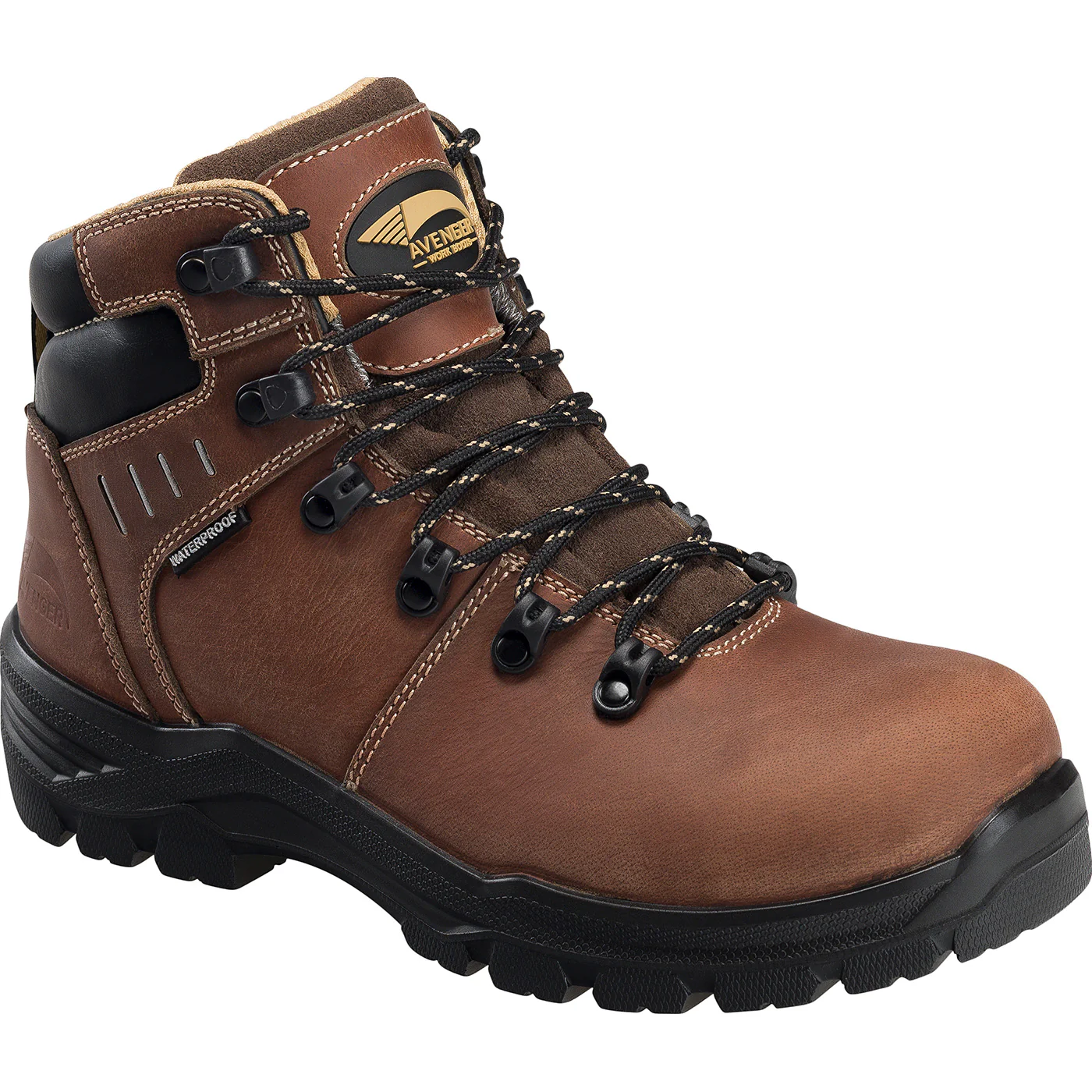 Avenger Foundation Women's Carbon Fiber Toe Puncture-Resistant Waterproof Work Boots - Image 3