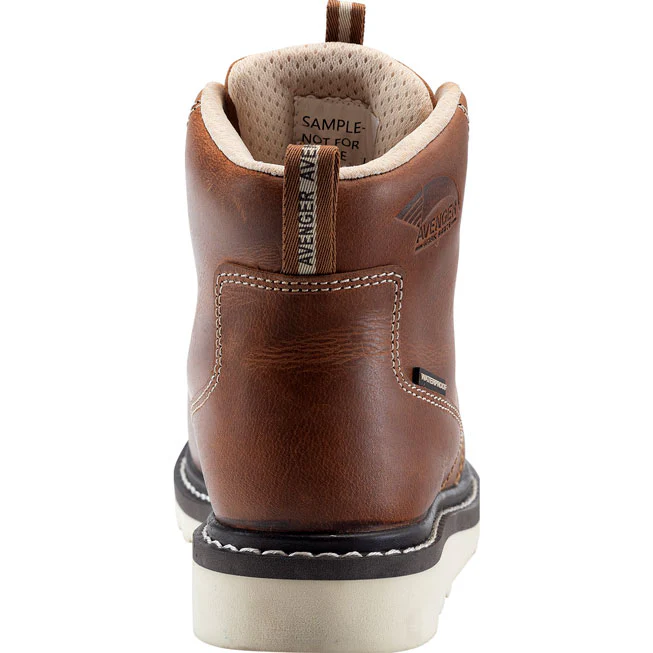 Avenger Wedge Women's Moc Carbon Nanofiber Toe Electrical Hazard Waterproof Work Boot - Image 5