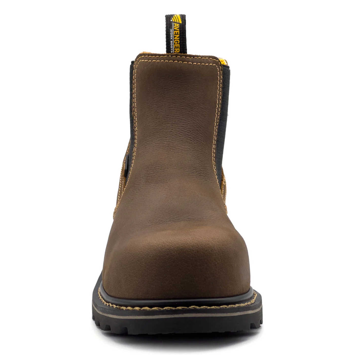 Avenger A-Max Dozer Men's Composite Toe Electrical Hazard Waterproof Chelsea Pull-on Work Boot - Image 4