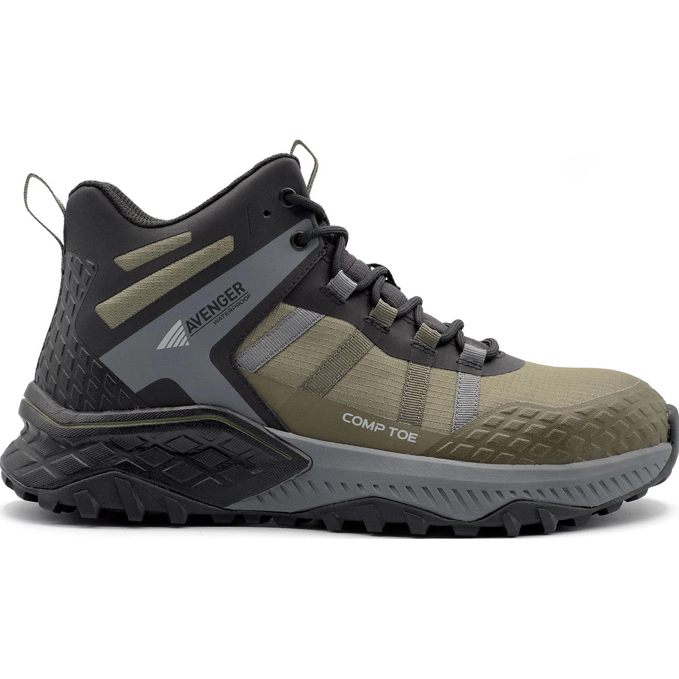 Avenger Aero Trail Mid Men's 5-inch Composite Toe Electrical Hazard Work Shoe - Image 3