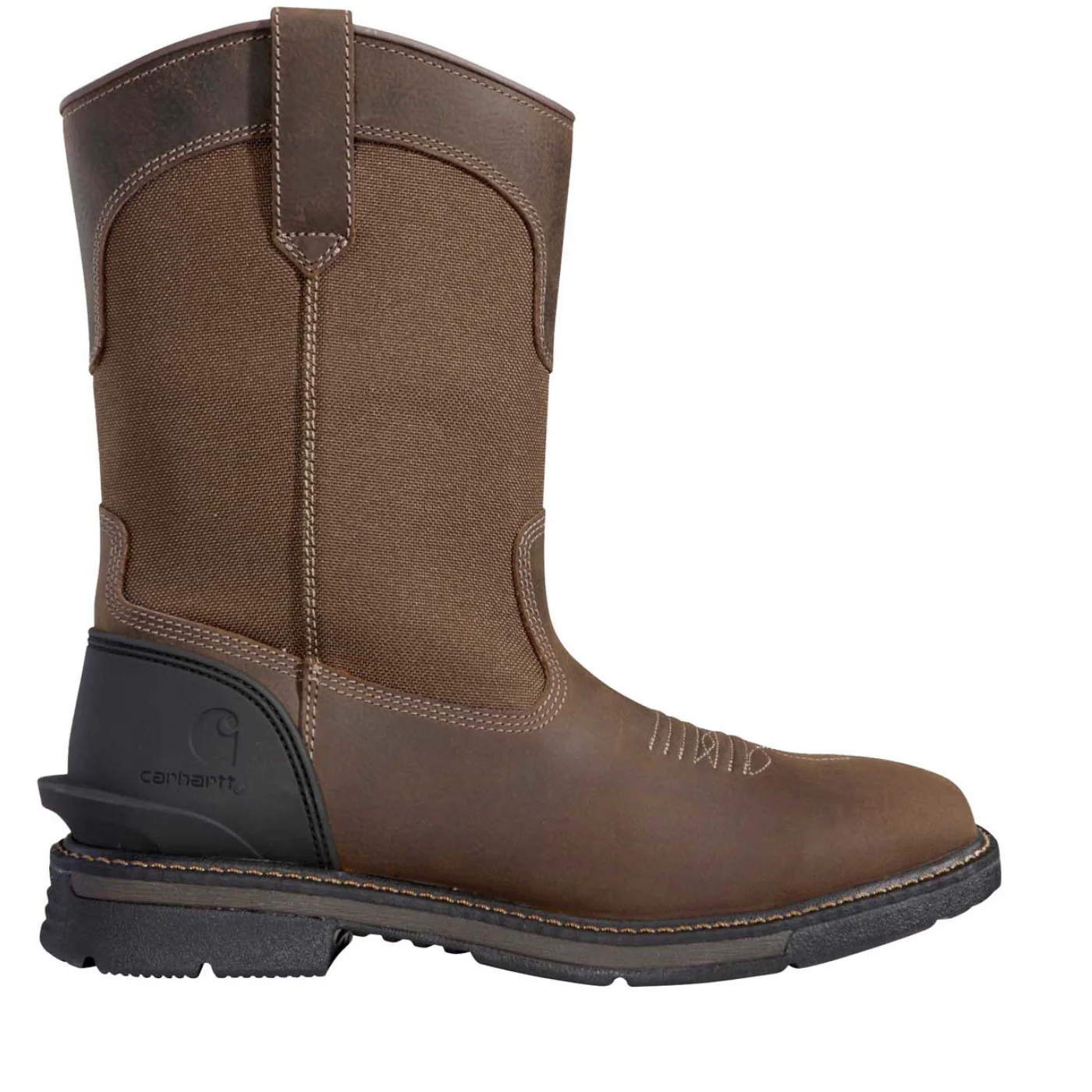 Carhartt Montana Men's 11-inch Steel Toe Electrical Hazard Pull-On Work Boot - Image 3