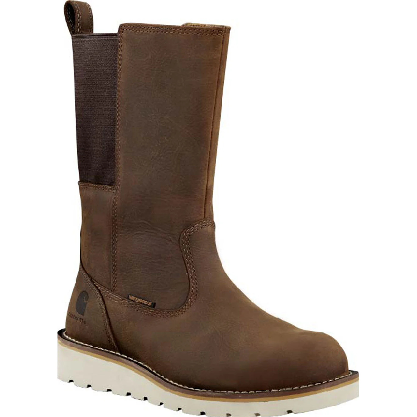 Carhartt Wedge Women's 10-inch Steel Toe Electrical Hazard Waterproof Pull-On Work Boot