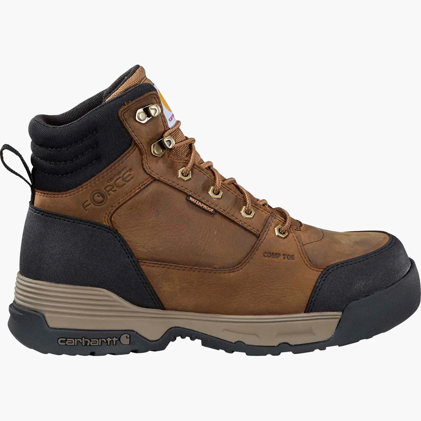 Carhartt Force HD Men's 6-inch Composite Toe Waterproof Electrical Hazard Work Hiker - Image 2