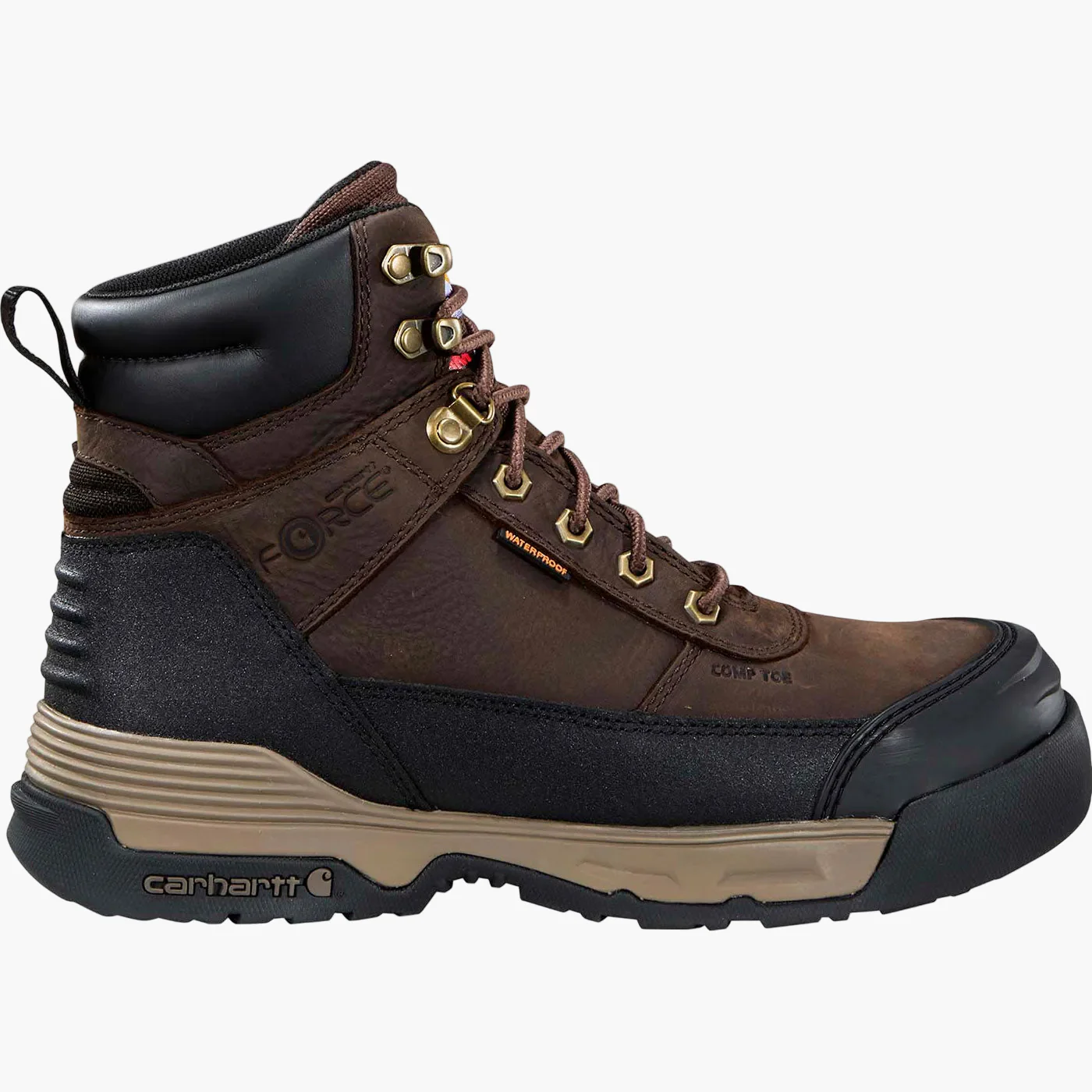 Carhartt Force HD Men's 6-inch Composite Toe 400G Insulated Waterproof Work Hiker - Image 2