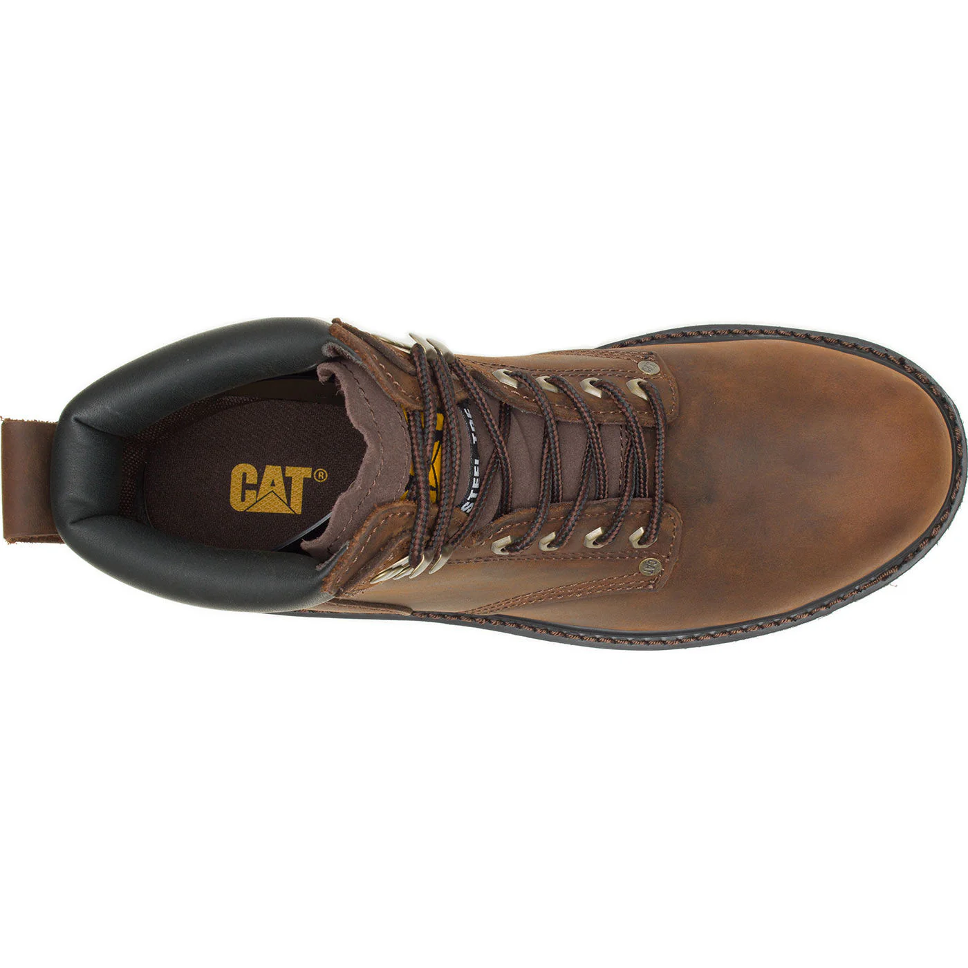 Cat Second Shift Men's 6-inch Steel Toe Electrical Hazard Work Boot - Image 6