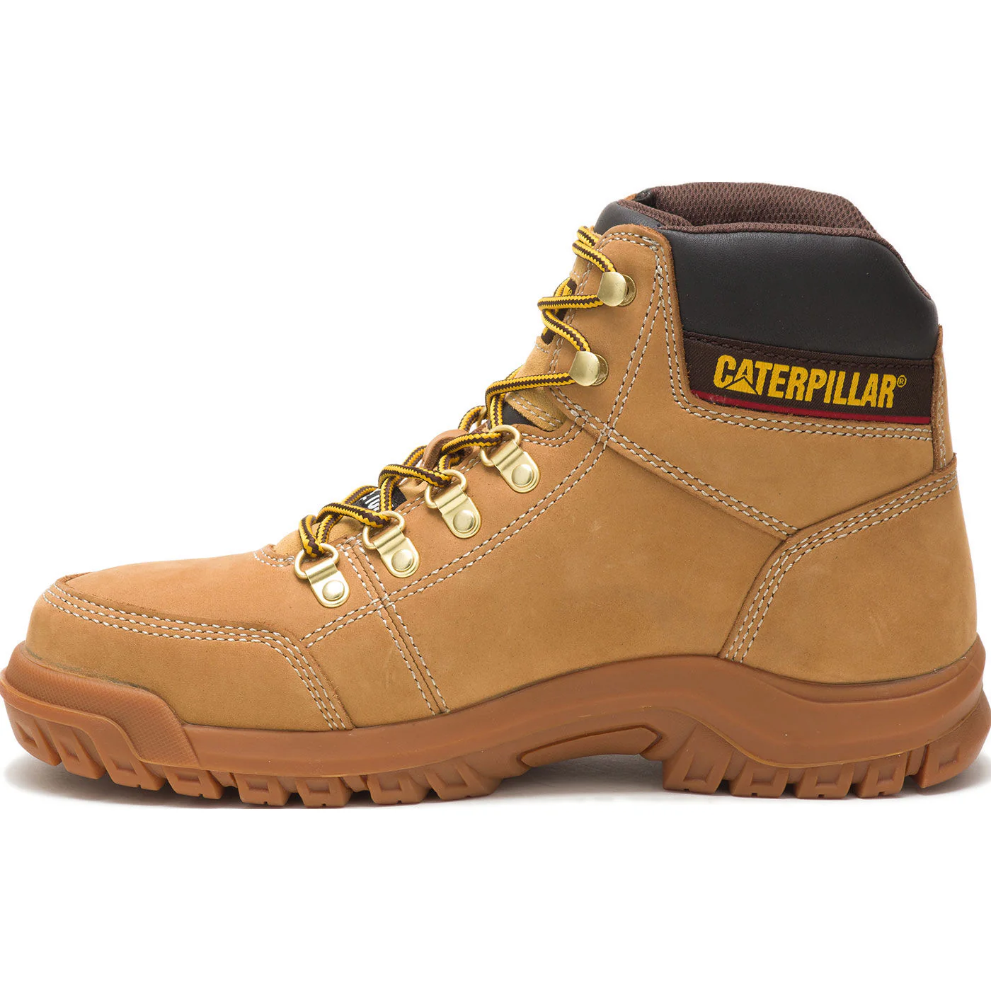 Cat Outline Men's 6-inch Steel Toe Electrical Hazard Work Hiker - Image 5