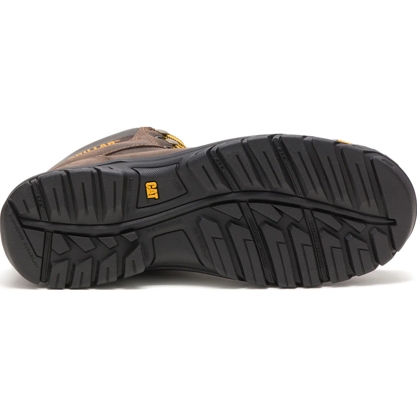 Cat Outline Men's 6-inch Steel Toe Electrical Hazard Work Hiker - Image 2