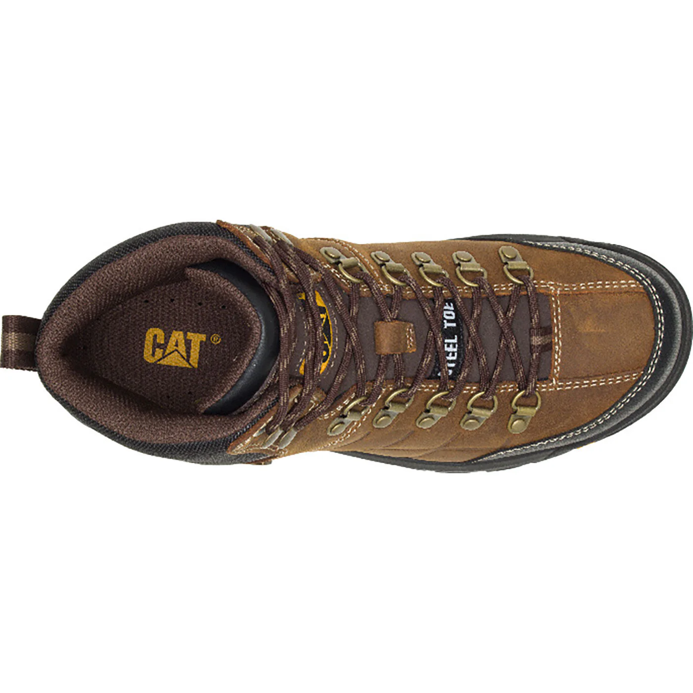 Cat Threshold Men's 6-inch Steel Toe Electrical Hazard Waterproof Work Boot - Image 6