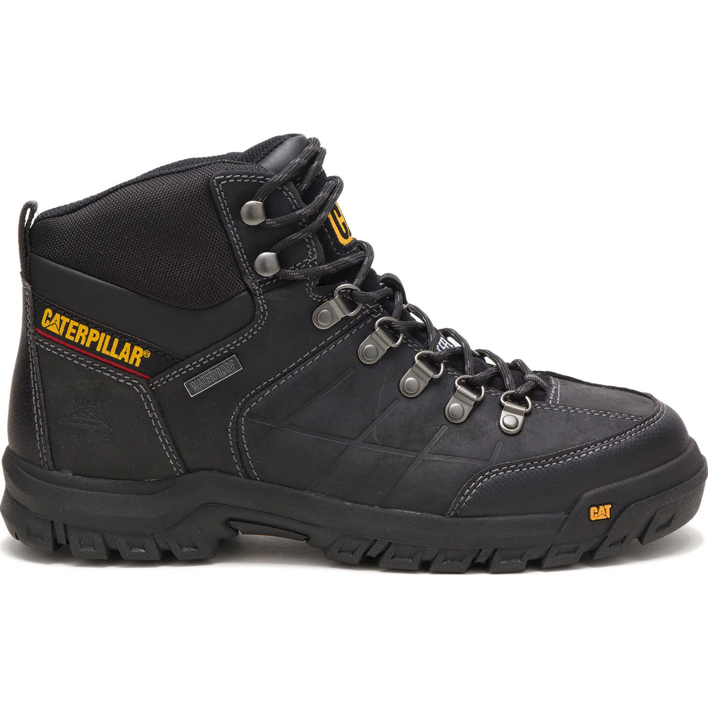 Cat Threshold Men's 6-inch Steel Toe Electrical Hazard Waterproof Work Boot - Image 3