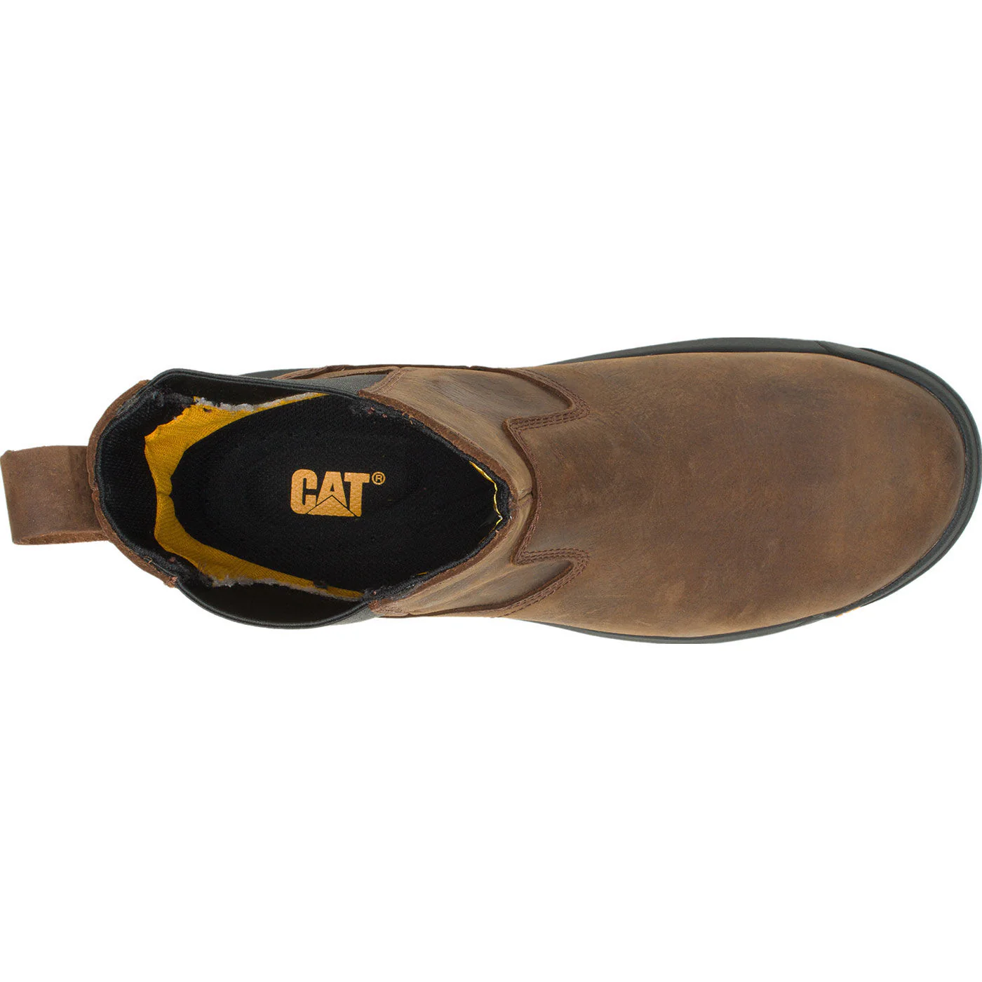 Cat Wheelbase Men's 6-inch Steel Toe Electrical Hazard Chelsea Pull-on Work Boot - Image 6