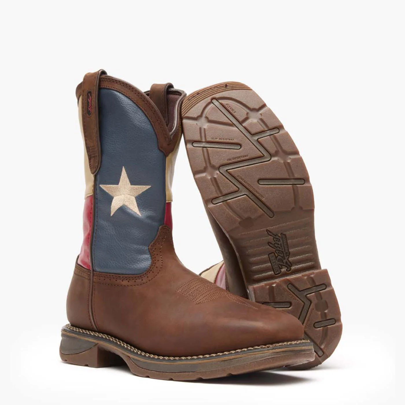 Durango® Workin' Rebel™ Texas Flag Steel Toe Work Boot - Image 4