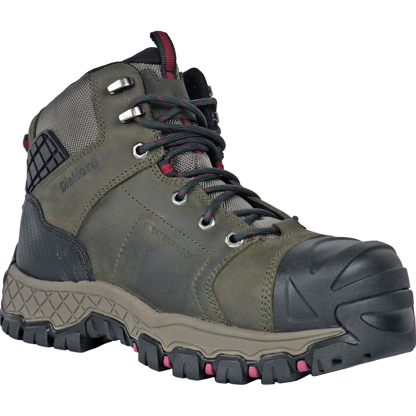 DieHard Comet Men's 4-inch Composite Toe Electrical Hazard Waterproof Work Hiker