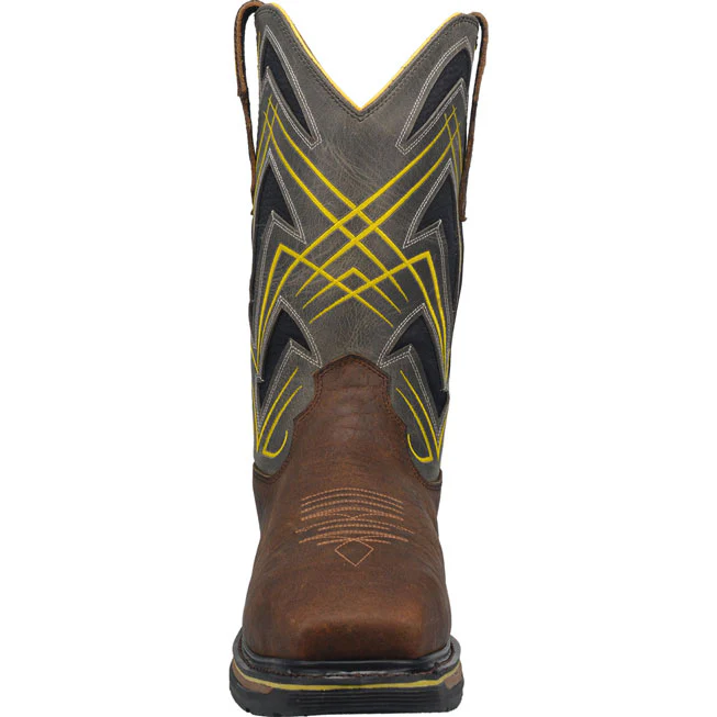 Dan Post Cyclone Men's 12-inch Composite Toe Electrical Hazard Waterproof Western Work Boot - Image 4