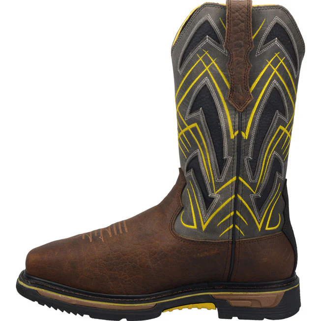 Dan Post Cyclone Men's 12-inch Composite Toe Electrical Hazard Waterproof Western Work Boot - Image 6