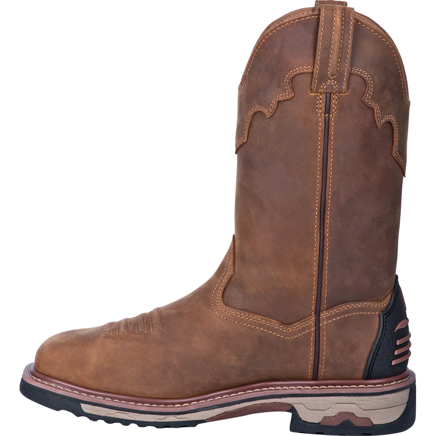 Dan Post Blayde Men's Steel Toe Electrical Hazard Waterproof Western Pull-on Work Boot - Image 6