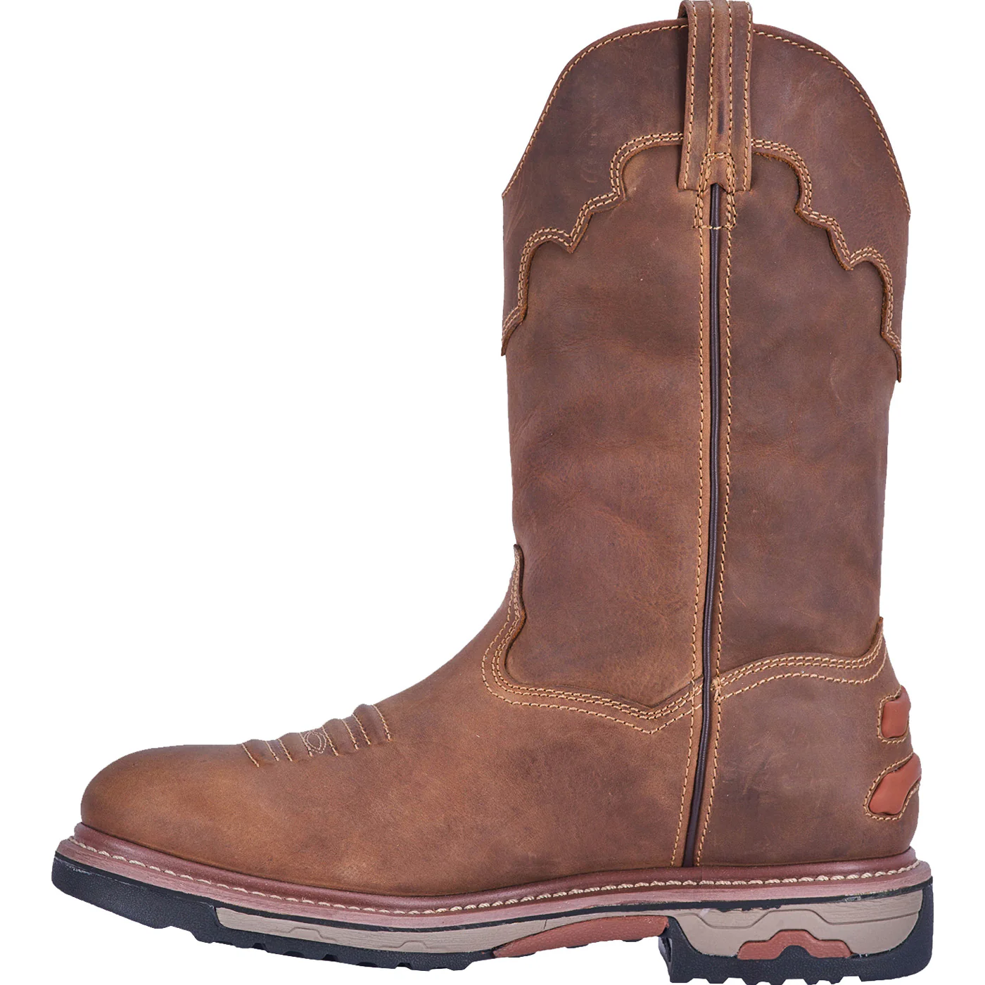Dan Post Journeyman Men's Composite Toe Electrical Hazard Waterproof Western Work Pull-on Boot - Image 6