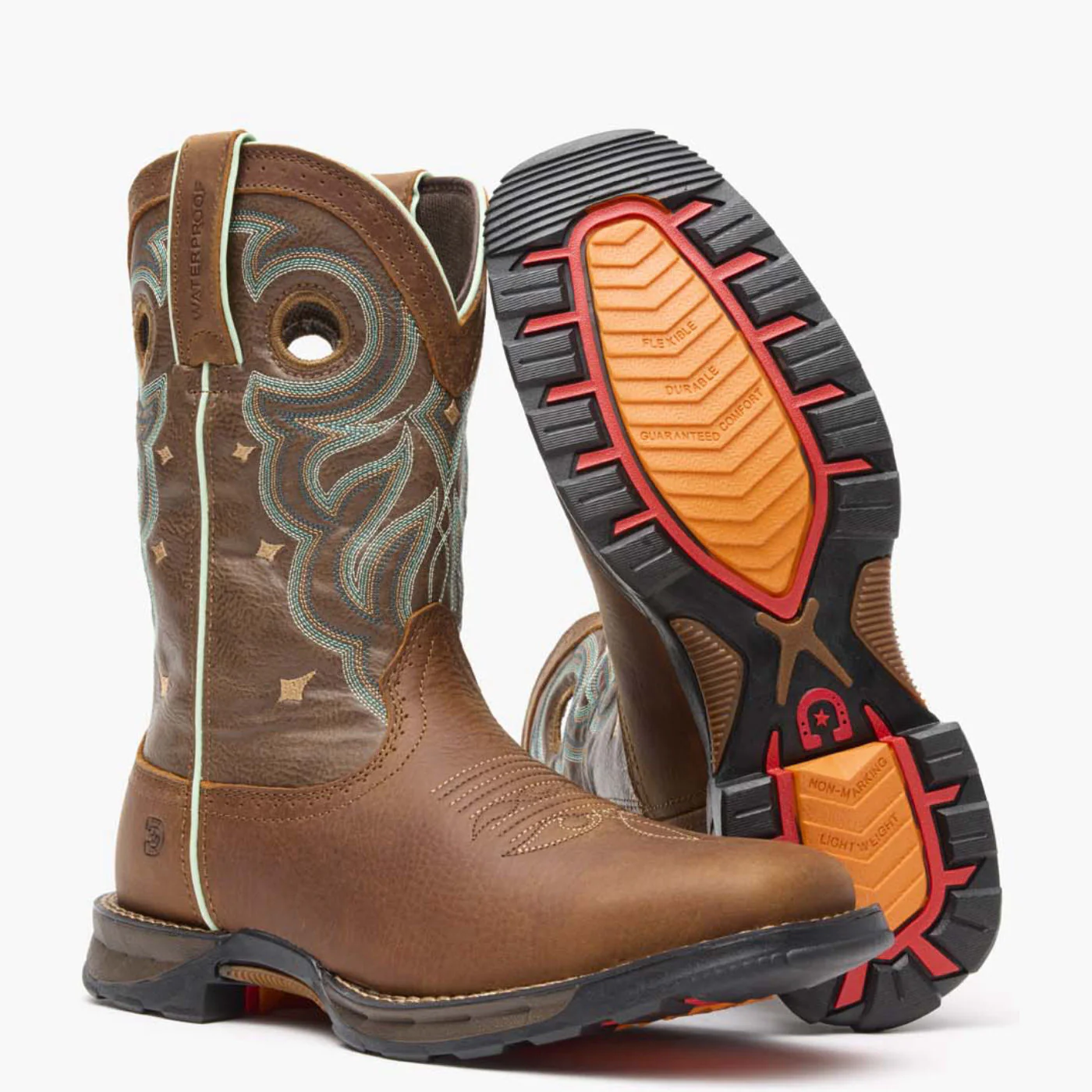 Durango® Maverick Women's Steel Toe Waterproof Western Work Boot - Image 4